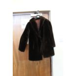 Heavy fur coat