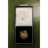 2003 gold proof two pounds DNA double helix