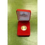 Isle of Man 1981 gold proof 2 pounds, marriage of Charles & Diana 15.9253g 22ct