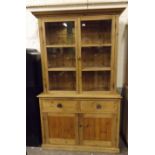 Stripped Pine Glazed Kitchen Dresser