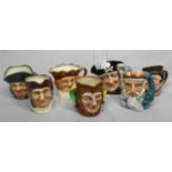 Royal Doulton Toby Jugs - 7 pieces