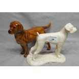 Two Goebel Figures of Dogs