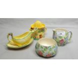 James Kent Chintz Cream Jug, Sugar, Sauceboat etc