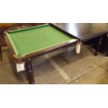 6' Riley Slate Bed Snooker Table with Dining Table Top and Balls and other accessories