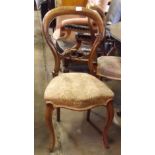 Set of Four Victorian Cabriole Leg Dining Chairs