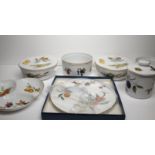 Seven Pieces of Royal Worcester Evesham Ware, unused