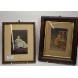 Two Framed Baxter Prints of Children