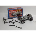 Schoco Studio Mercedes Grande Prix Racing Car with Jack and Accessories in Box