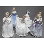 Six Royal Doulton Figurines