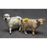 Two Beswick Figures of Sheep