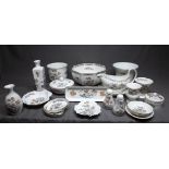 21 Pieces of Wedgwood "Kutani Crane" China