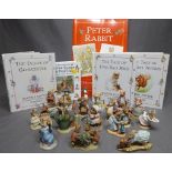 Quantity of Beatrix Potter Figures and Books