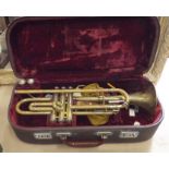 Melody Maker Professional Style Trumpet in Carry Case with Two Mouth Pieces and Mute