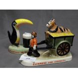 Two Carlton Ware Guiness Advertising Figures