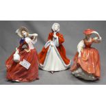 Three Royal Doulton Lady Figures