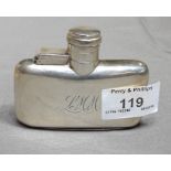 Small Hall Marked Silver Hip Flask, Chester 1924