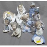 Eight Nao Figures of Children and Babies