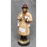 Doulton Figure of a Farmer Titled "Lambing Time" HN Number 1890