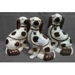 Three Staffordshire Spaniels