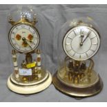 Two Domed Anniversary Clocks