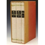 Gutenberg Bible (facsimile) Brussel & Brussel, 1968, 3 volumes in slipcase latin text, cream