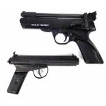 Accles & Shelvoke Ltd The Warrior air pistol, serial number 3754, also a Webley Tempest .22 air