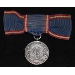 Royal Victorian Medal, George VI, silver, with original ribbon.    * Awarded to those below the rank