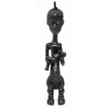 Lulua maternity figure 80cm overall height. All lots in this Tribal and African Art Sale are sold