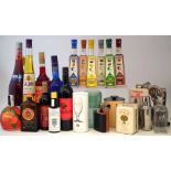 Collection of Spirits and mixers, to include L'Esprit D'Orange De Luxe, Angostura Aromatic