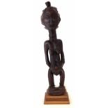 Songye female figure, 91cm high All lots in this Tribal and African Art Sale are sold subject to V.