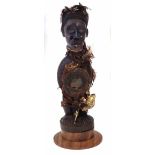 Kongo Nkisi power figure, 64cm high All lots in this Tribal and African Art Sale are sold subject to