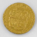 George III gold crowned shield guinea, 1785, VF