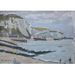 Harry Rutherford (1903-1985), "Hastings", signed, titled on gallery label - 'Tib Lane Gallery,