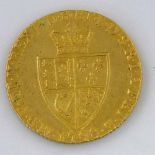 George III gold spade guinea, 1798, VF