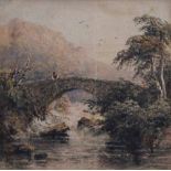 Fanny Blake (fl.1812-1850), "The West Lyn, Lynmouth, Devon", signed and dated 1830, titled on the