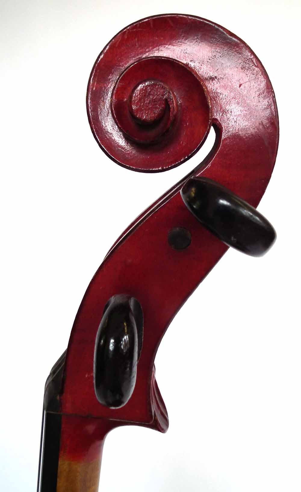 J.T.L. Cello, with two piece back, red brown varnish together with unmarked bow and Hiscox hard - Image 5 of 23