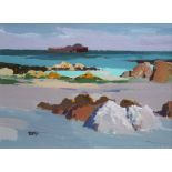Donald McIntyre R.I., R.Cam.A., S.M.A. (1923-2009), "Staffa", initialled, titled on verso, acrylic