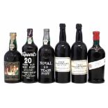 Port: to include Niepoorts Tawny oak aged 1984, Noval 10 years matured bottled in 1982, Kopke