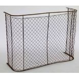 Nursery wire mesh fireguard, length 95cm.