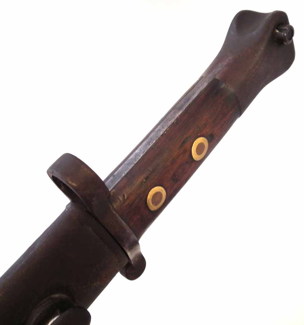 1888 pattern Lee Metford rifle bayonet and scabbard by Wilkinson, dated 12 '97, also a S.M.L.E. - Image 7 of 12
