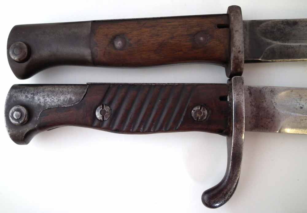 WW1 Mauser 1898 rifle bayonet by Simson & Co. with scabbard and leather frog, also a K98 rifle - Image 3 of 14