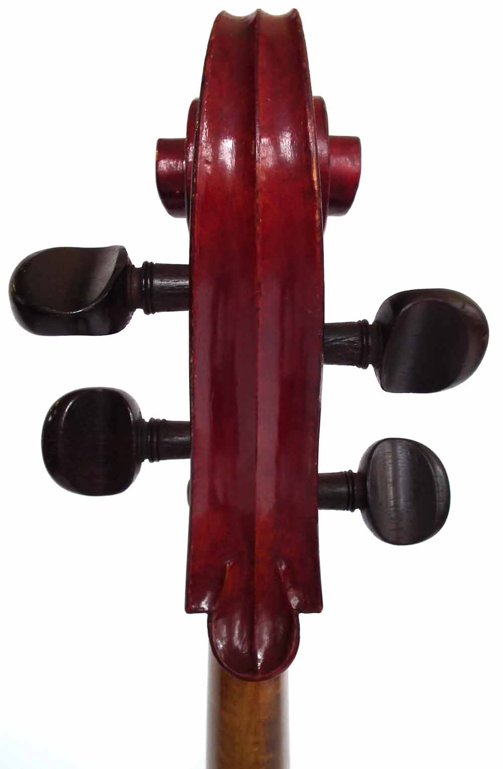 J.T.L. Cello, with two piece back, red brown varnish together with unmarked bow and Hiscox hard - Image 8 of 23