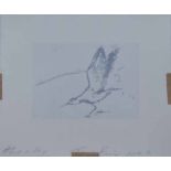 Tracey Emin (1963-), "About to Fly", signed, dated 2014 and numbered 78/200 in pencil in the margin,