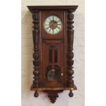 Victorian wall clock. Condition report: see terms and conditions
