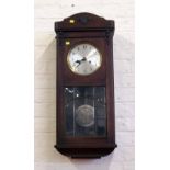 1920's Oak Wall Clock Condition report: see terms and conditions
