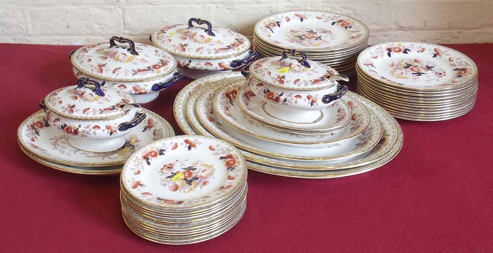 Approximately 49 pieces of F.W. & Co. 'Pekin' dinner ware. Condition report: see terms and