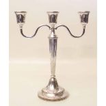 Silver candelabra. Condition report: see terms and conditions