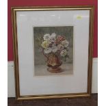 J. Harrison, Floral still life, signed and dated, watercolour. Condition report: see terms and