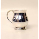 Silver christening mug, Birmingham 1946. Condition report: see terms and conditions