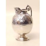 Silver cream jug Birmingham 1878. Condition report: see terms and conditions